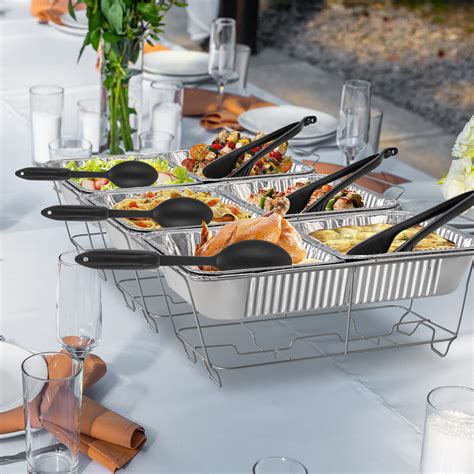 disposable buffet servers and warmers.